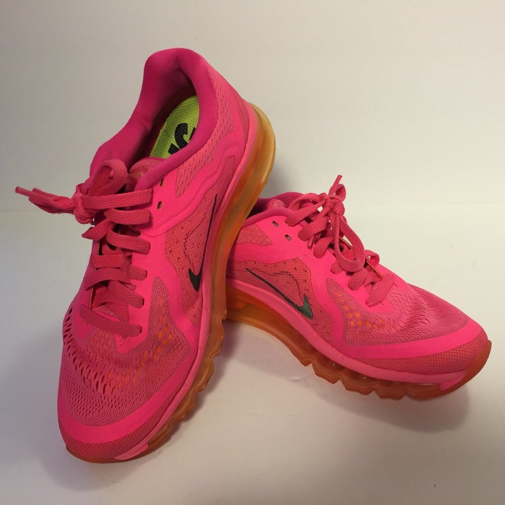 Nike Air Max Pink Orange 621078-601 Women's Sz 7.5